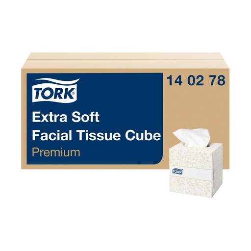 [CH570] Tork Premium 100-pak gezichtsreinigingsdoekjes extra soft 2-laags (30 stuks)