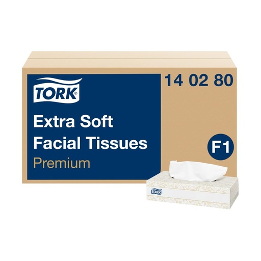 [CH571] Tork Premium 100-pak gezichtsreinigingsdoekjes extra soft 2-laags (30 stuks)