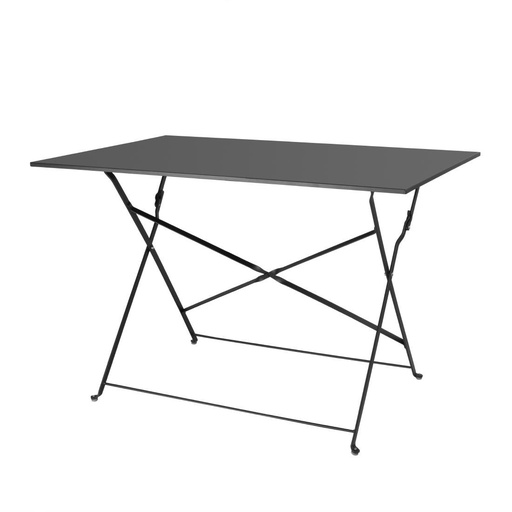 [CH968] Bolero Pavement Style Klaptafel Zwart 1100mm x 700mm