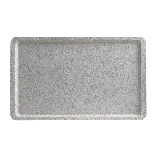 [CJ638] Cambro Versa polyester dienblad glad 53 x 32,5cm graniet