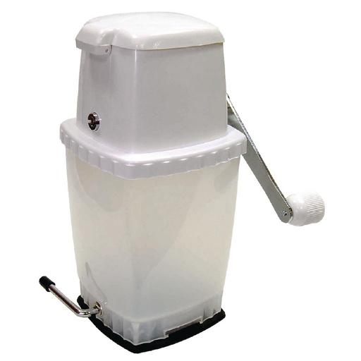 [CK717] IJscrusher met vacuümbasis wit