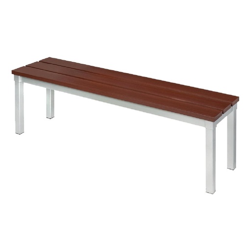 [CK814] Enviro buitenbank van imitatiehout met walnooteffect 105cm