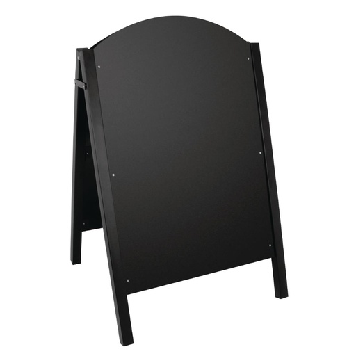 [CL009] Olympia stoepbord met zwart metalen frame