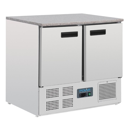 [CL108] Polar G-serie koelwerkbank met marmeren werkblad 240Ltr