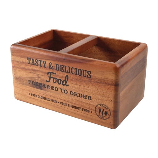 [CL179] T&G Woodware tafelcaddy met krijtbord
