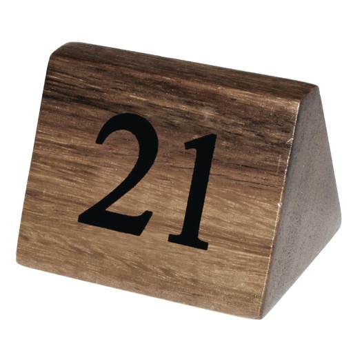 [CL298] Olympia houten tafelnummers 21-30 (10 stuks)