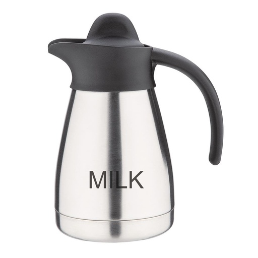 [CL371] Olympia thermoskan met schroefdop en opschrift MILK 500ml