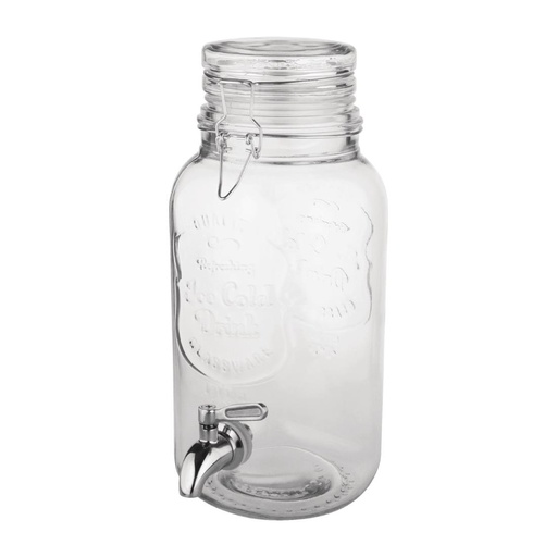 [CN680] Olympia drankdispenser met tekst en klemdeksel 3,6L