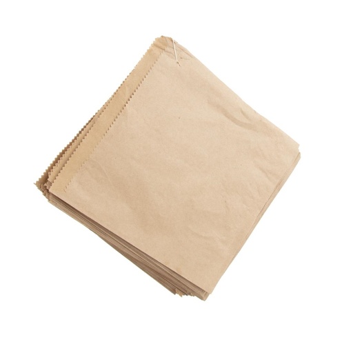 [CN758] Fiesta Recyclable bruine papieren draagtassen klein (1000 stuks)