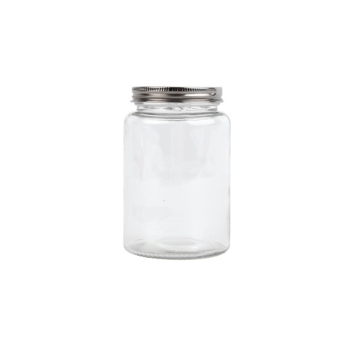 [CP083] Vogue glazen pot met schroefdeksel 550ml (6 stuks)