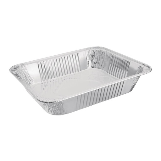 [CP513] Fiesta Recyclable rechthoekige aluminium serveerschalen GN 1/2 (5 stuks)