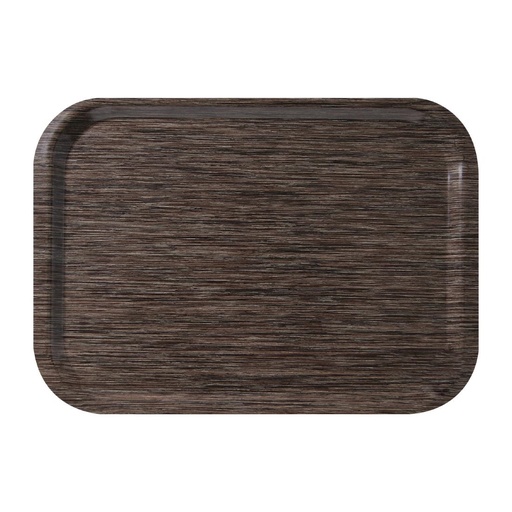 [CR734] Roltex melamine fast-food dienblad 375 x 265mm wengé
