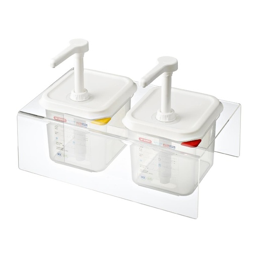 [CR822] Araven sausdispensers GN 1/6 transparant 2,6L (2 stuks)