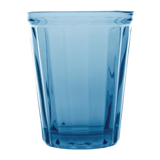 [CR828] Olympia Cabot glazen tumbler blauw 26cl (6 stuks)