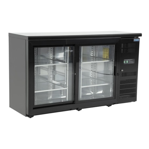 [CS102] Polar U-serie bardisplay met 2 schuifdeuren