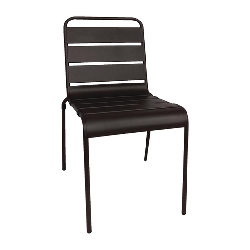 [CS728] Bolero stalen stoelen zwart (4 stuks)
