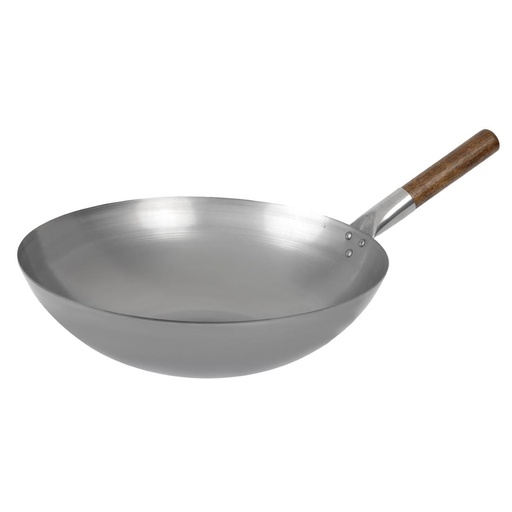 [CT246] London Wok wok met ronde bodem 38cm