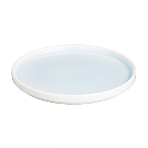 [CU175] Olympia Fondant borden aqua blauw 215mm (6 stuks)