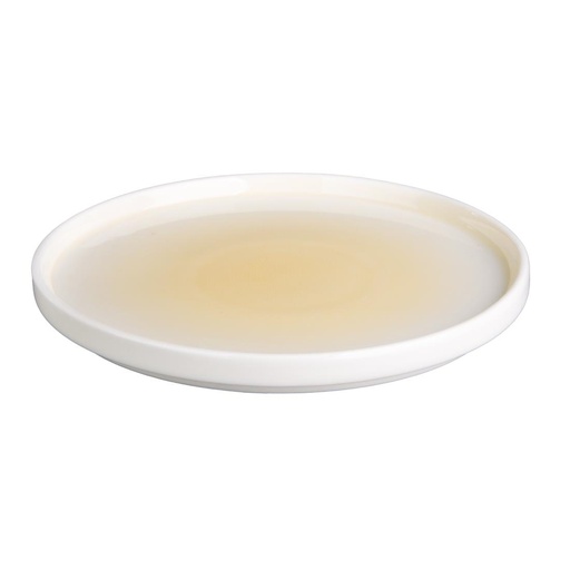 [CU415] Olympia Fondant borden lemon geel 215mm (6 stuks)
