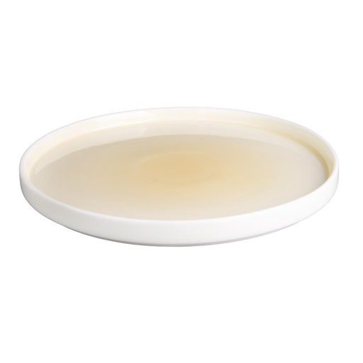 [CU416] Olympia Fondant borden lemon geel 270mm (4 stuks)