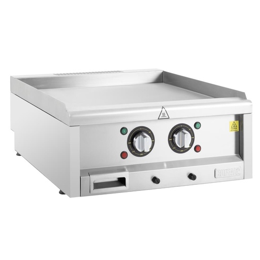 [CU475] Buffalo 600-Serie Elektrische Bakplaat Met Twee Zones, 600mm