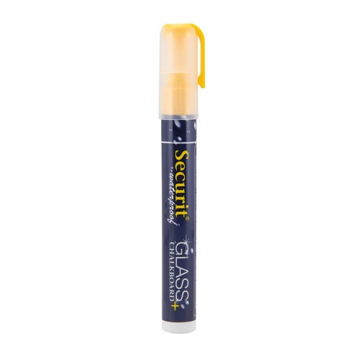 [CU772] Securit Waterproof krijtstift (Glas + Krijtbord) in geel met 2-6mm penpunt