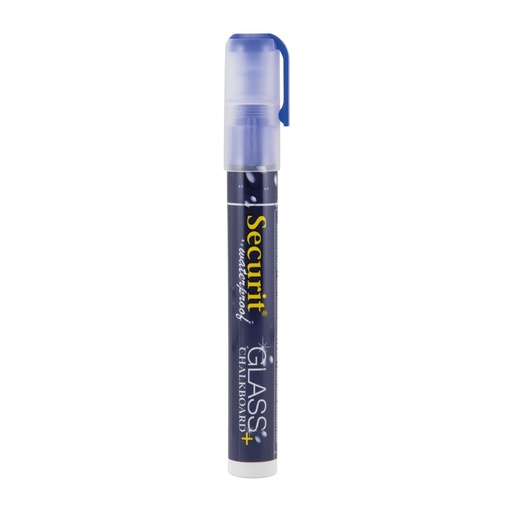 [CU775] Securit Waterproof krijtstift (Glas + Krijtbord) in blauw met 2-6mm penpunt