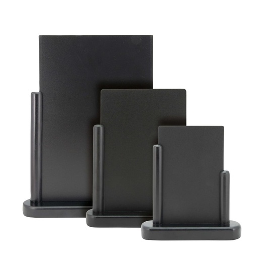 [CU904] Securit Elegant klein tafelkrijtbord Hout met zwarte lakafwerking