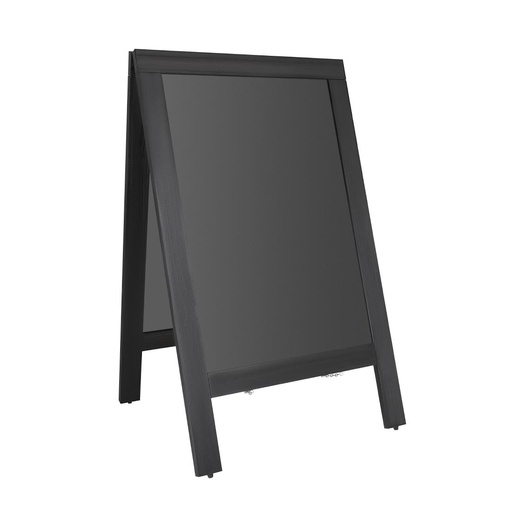 [CU993] Olympia stoepplank zwart houten frame 700x1200mm