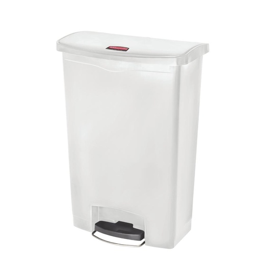 [CW594] Rubbermaid Slim Jim Front Step pedaalemmer 90L wit