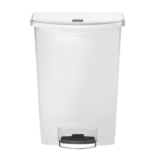 [CW594] Rubbermaid Slim Jim Front Step pedaalemmer 90L wit
