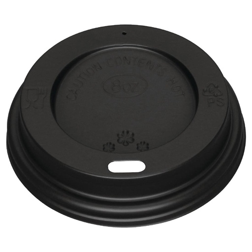 [CW716] Fiesta Recyclable deksel zwart voor Fiesta Recyclable 225ml koffiebekers (1000 stuks)