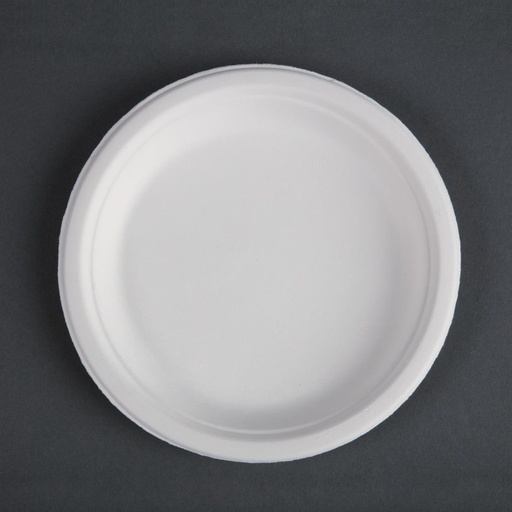 [CW905] Fiesta Compostable composteerbare bagasse borden 17,9cm (50 stuks)
