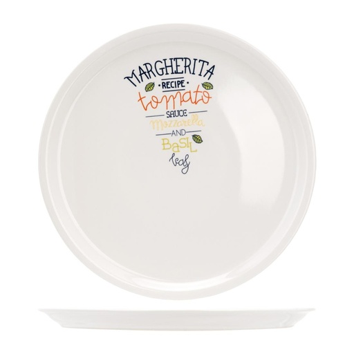[CX012E] Pizzabord Gedecoreerd 30cm Margarita Recept