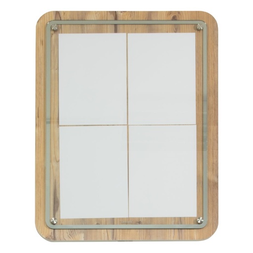[CX073] Securit zwart staal wit 8xA4 informatiedisplay met paal en voet