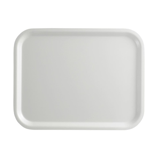 [CX369] Cambro Capri Dienblad Glad Oppervlak Wit 320x530mm