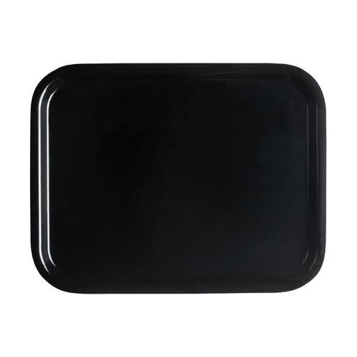 [CX370] Cambro Capri Dienblad Glad Oppervlak Zwart 320x530mm