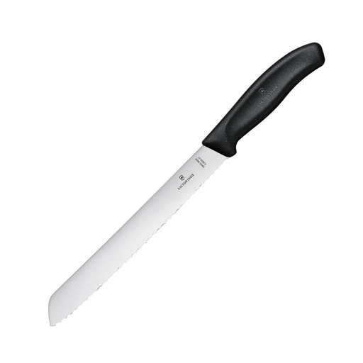 [CX745] Victorinox broodmes 21cm zwart (blisterverpakking)