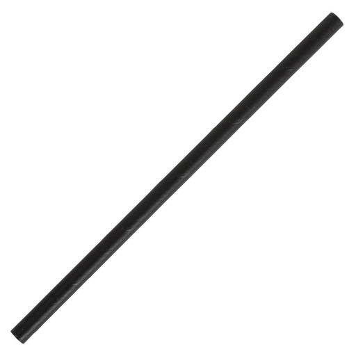 [CY080] Fiesta Compostable composteerbare papieren cocktailrietjes zwart (250 stuks)