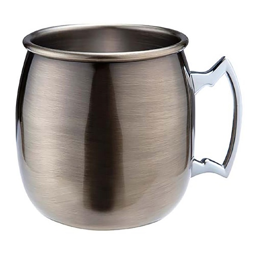 [CZ538] Beaumont gebogen Moscow Mule mok met antieke koperen afwerking 500ml