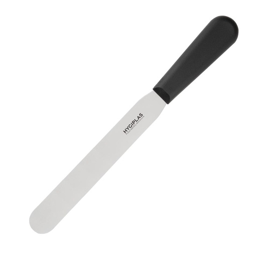 [D404] Hygiplas recht paletmes 20,5cm zwart