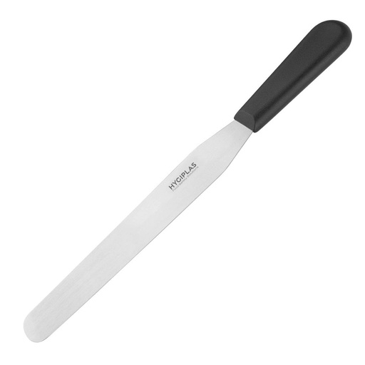[D406] Hygiplas recht paletmes 25,5cm zwart