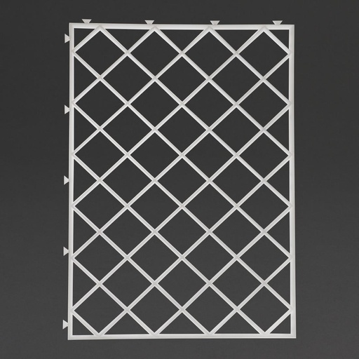 [D824] Glazenmatten 23,2x21,5cm (10 stuks)