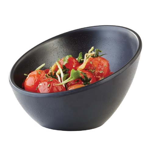 [DA297] Aps Zen Melamine Ronde Schuine Kom Zwart 150ml