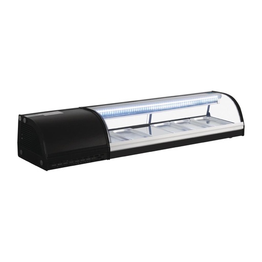 [DA538] Polar G-serie gekoelde sushivitrine 5xGN 1/3