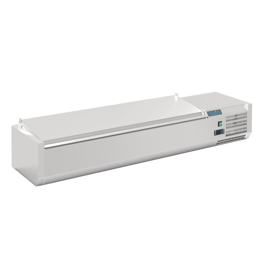 [DA680] Polar G-serie opzetkoelvitrine met deksel 6x GN 1/4