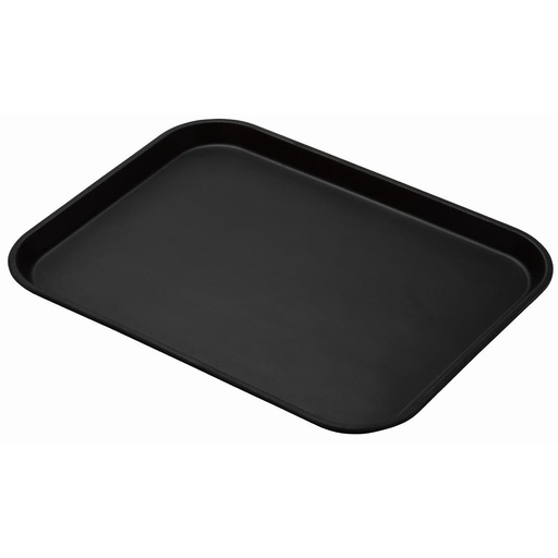 [DB005] Cambro Treadlite rechthoekig antislip glasvezel dienblad zwart 45,7x35,5cm