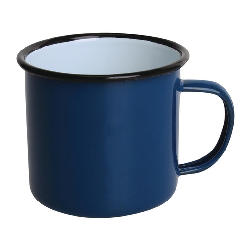 [DC394] Olympia Emaille mok blauw 35cl (6 stuks)