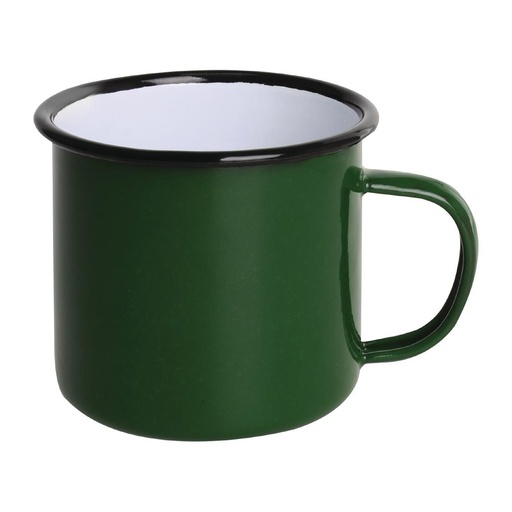 [DC396] Olympia Emaille mok groen 35cl (6 stuks)