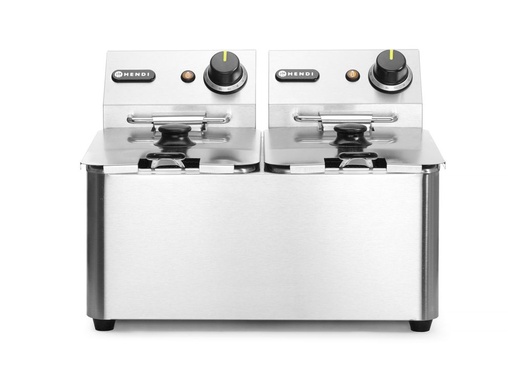 [205846] HENDI Friteuse 2x4 L 205846